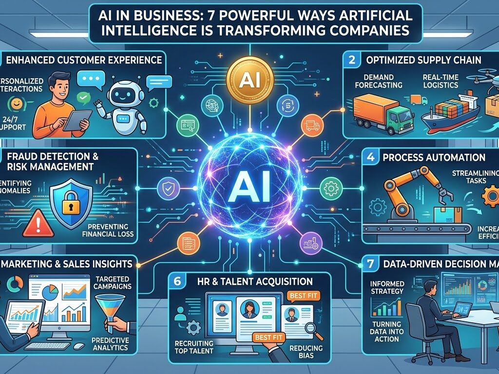 AI in Business: 7 Ways AI Is Transforming Companies
